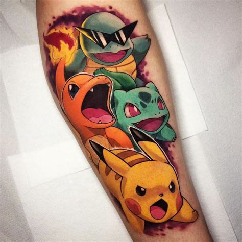 small pokemon tattoos|390 Pokemon Tattoos ideas in 2024 